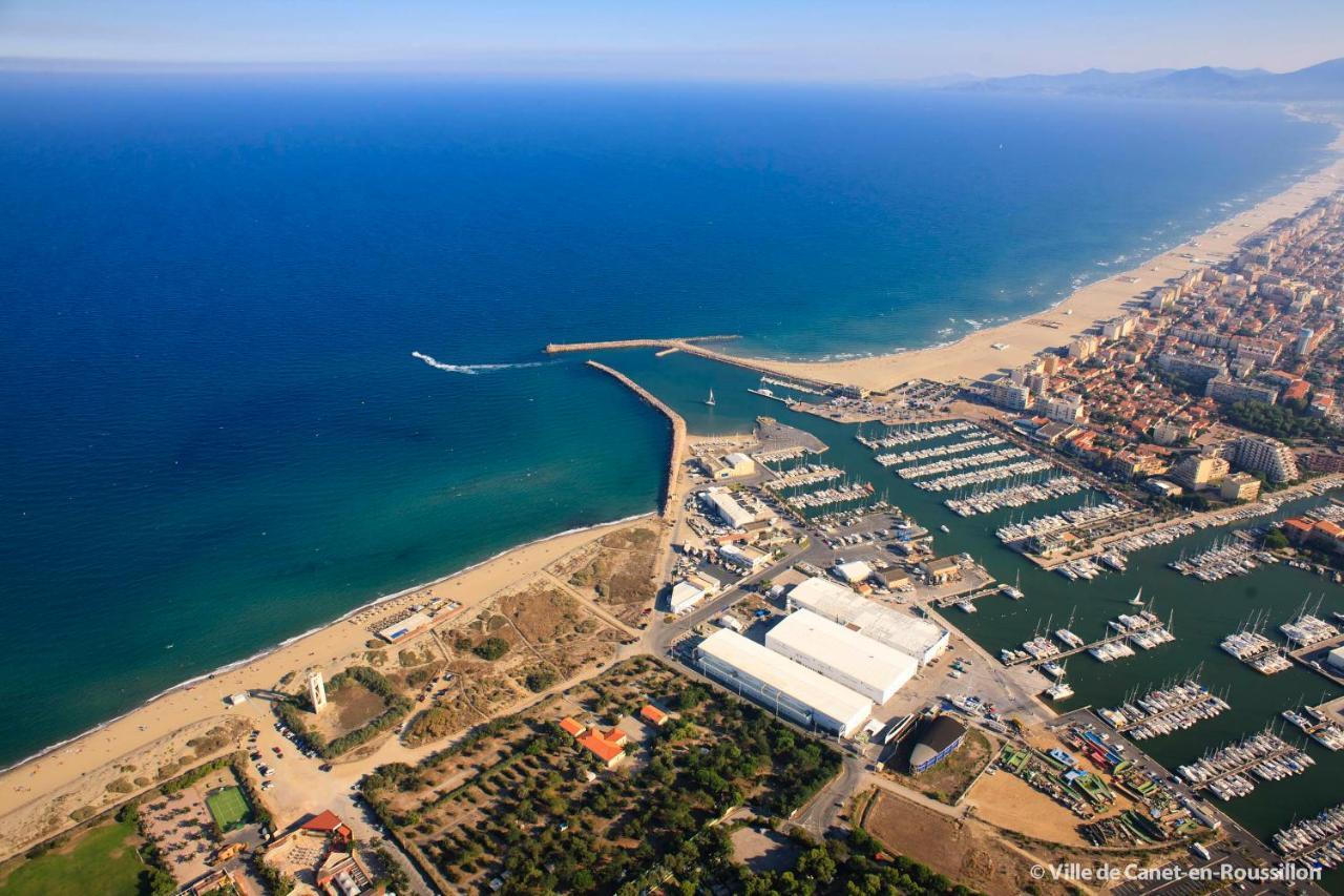 "Mediterranee" Salon Vue Mer Au Coeur De La Ville 10M De La Plage Canet-en-Roussillon Exterior photo